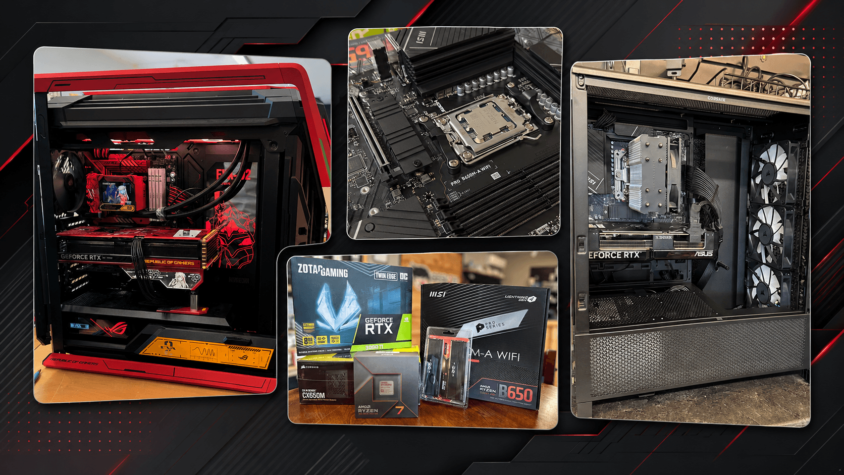 Custom PC builds, components, and workbench photos from Geek2Go